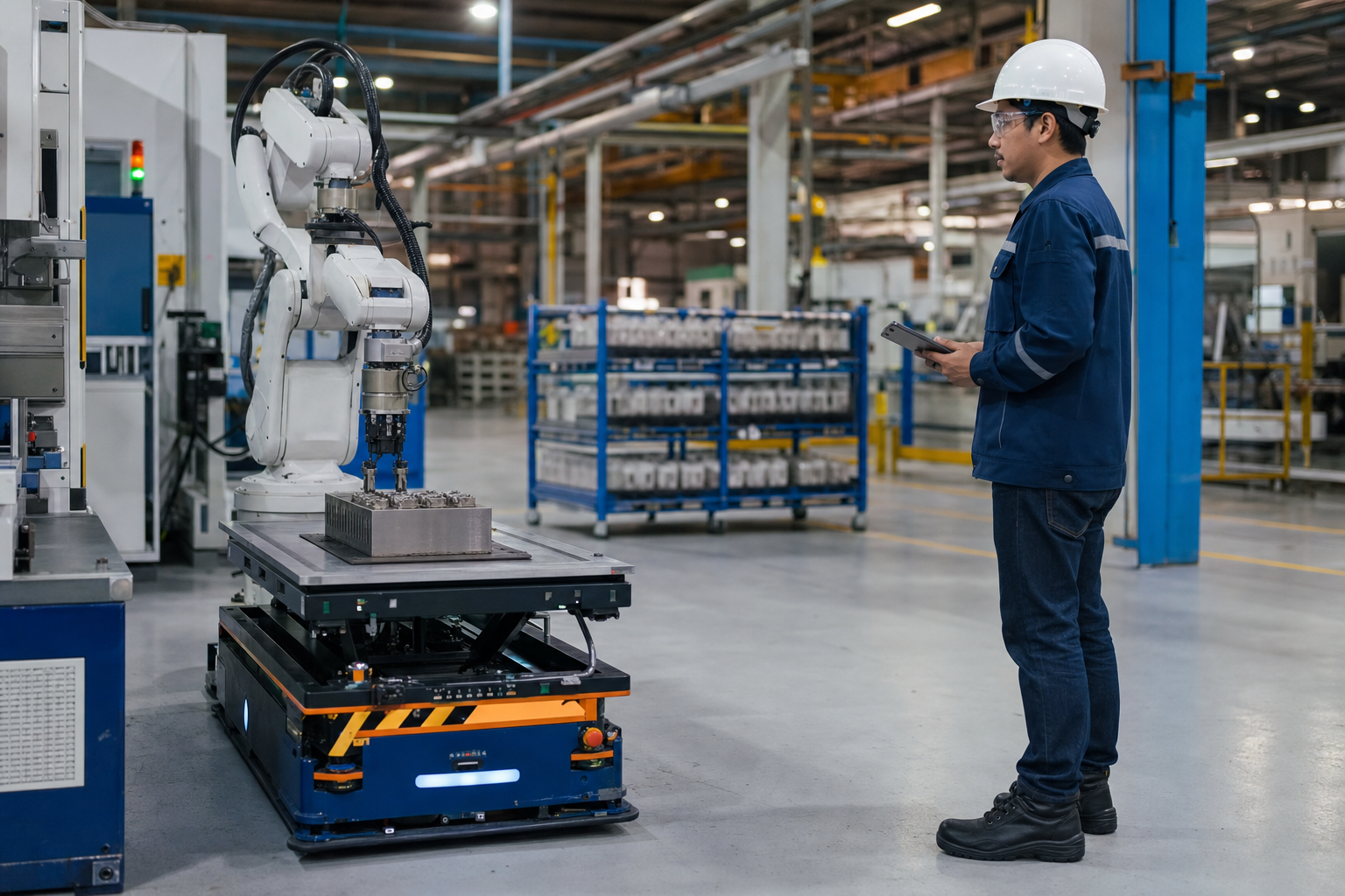 REKA visual representing autonomous robotics and automation
